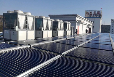 太原高平煤礦太陽能+空氣源熱水系統(tǒng)應用項目